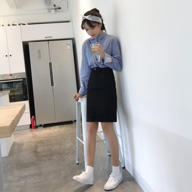 VÁY JEANS NỮ ULZZANG