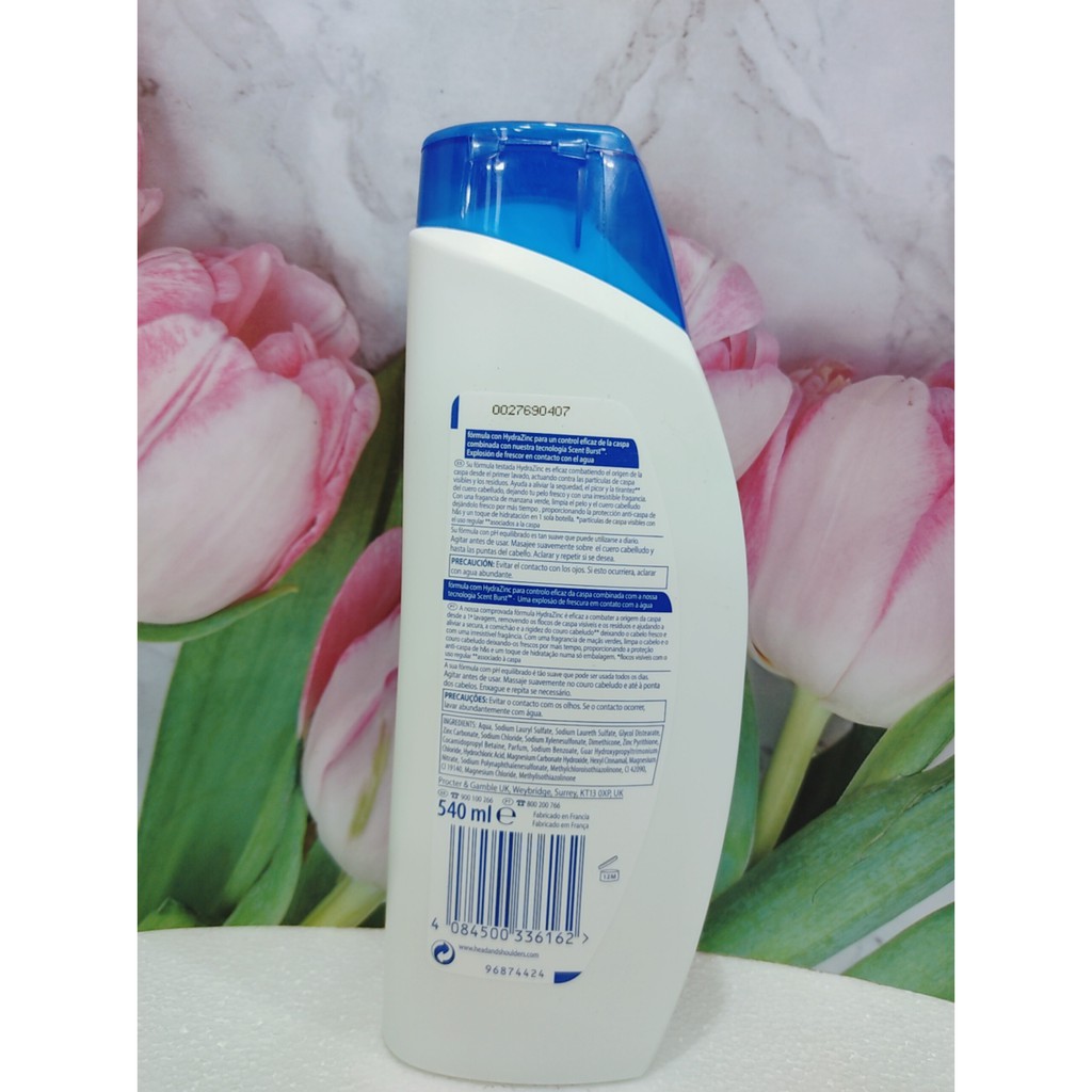 DG head &amp;Shoulders 540ml - Đức