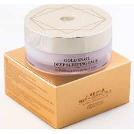 (Freeship) MẶT NẠ NGỦ DA BAN ĐÊM : GOLD SNAIL DEEP SLEEPING PACK TINH CHẤT VÀNG 24K VÀ DỊCH NHỜN ỐC SÊN