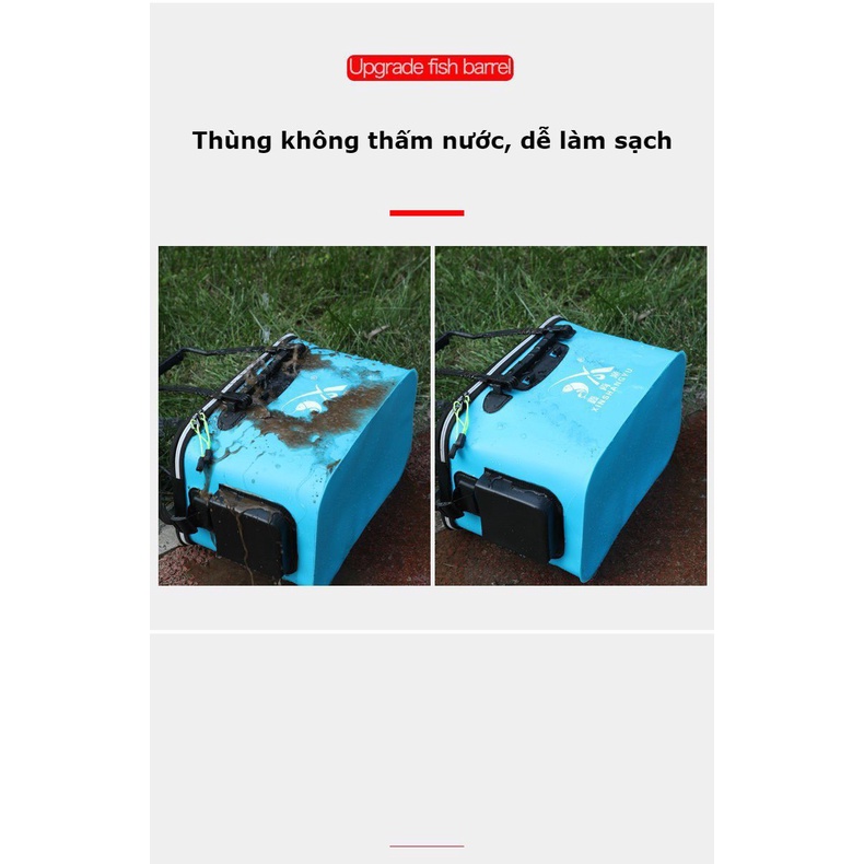 Thùng đựng cá đa năng gấp gọn Xin Shang Yu - Nhựa dẻo EVA