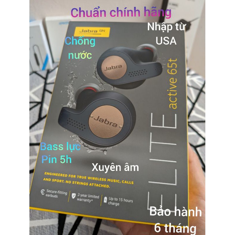 Tai nghe Bluetooth Jabra 65T active không dây true wireless earphone