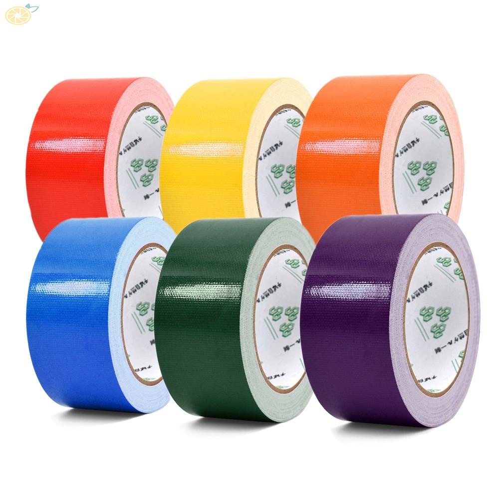 【VARSTR】30mm×50m Utility Grade Cloth Duct Tape Multicolor Adhesive Tape Waterproof Tapes