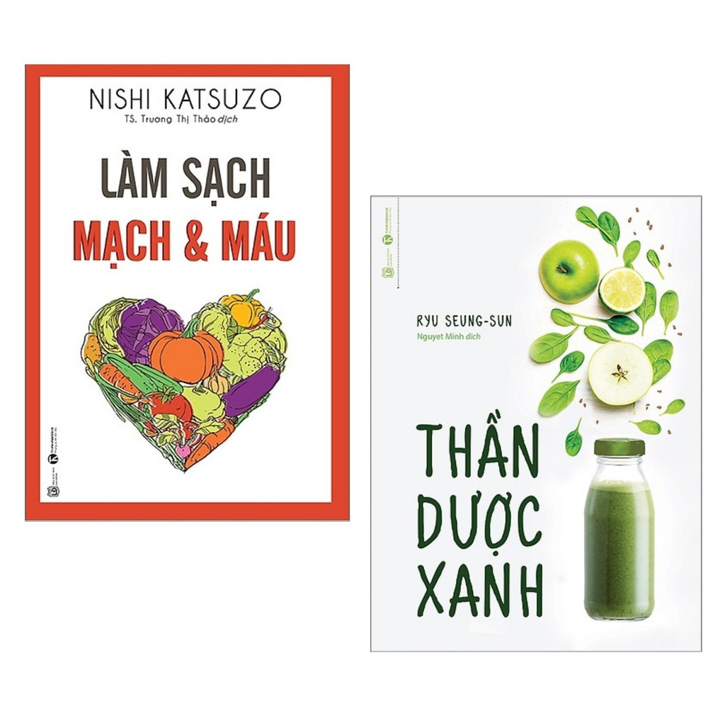 Sách Combo 2 cuốn: Thần dược xanh và Làm sạch mạch & máu