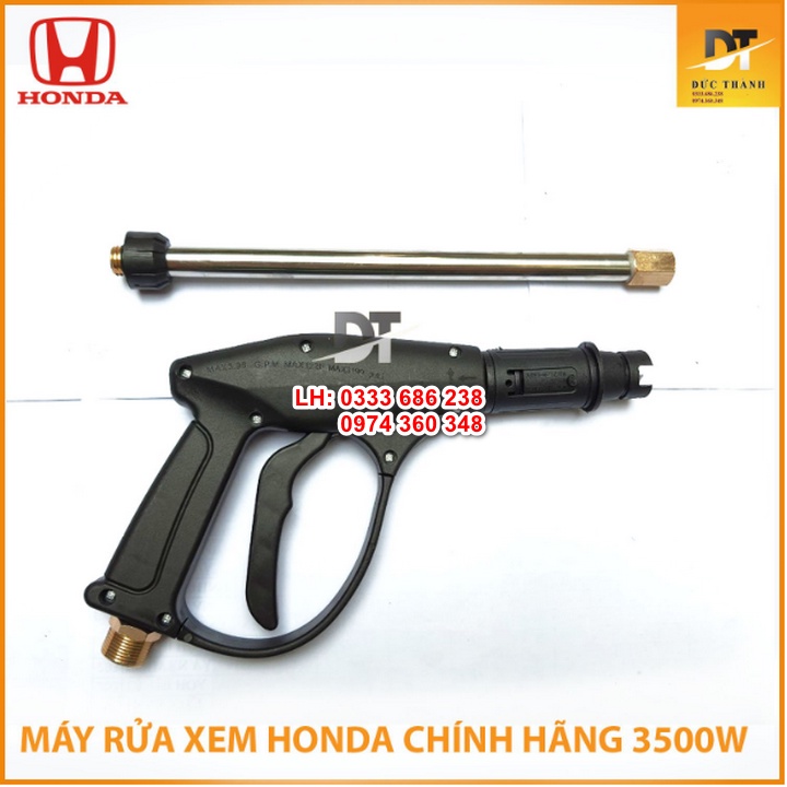 Máy rửa xe HONDA công suất 3500W màu xanh