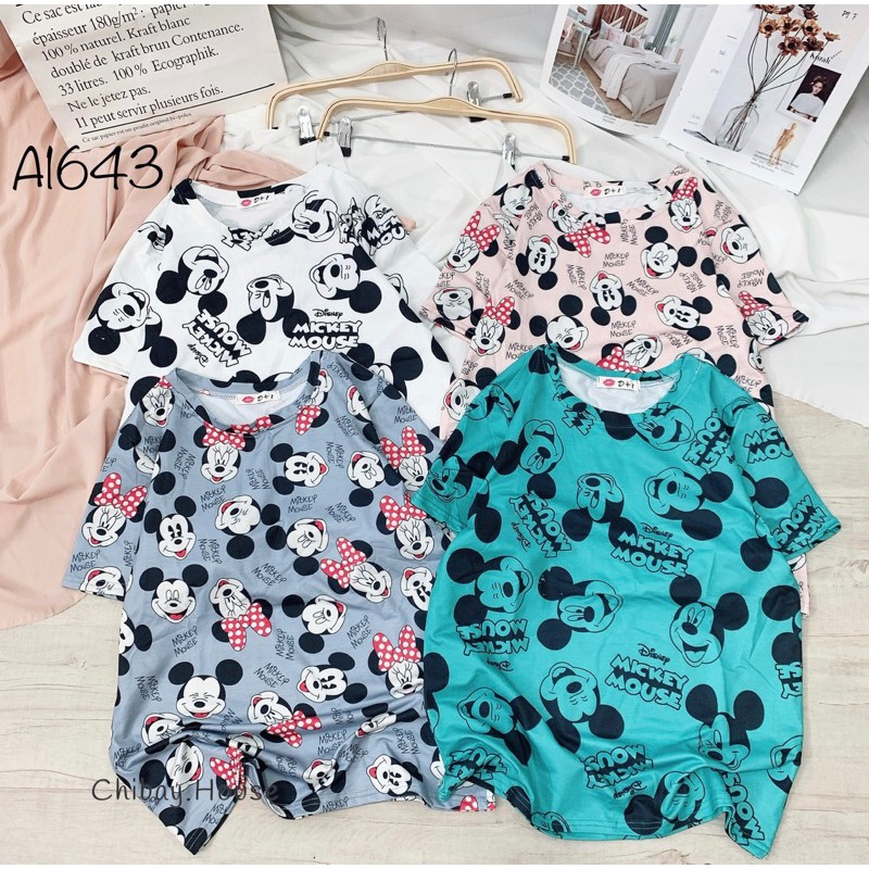 Áo thun hình Mickey ( đổi trả nếu không giống hình )