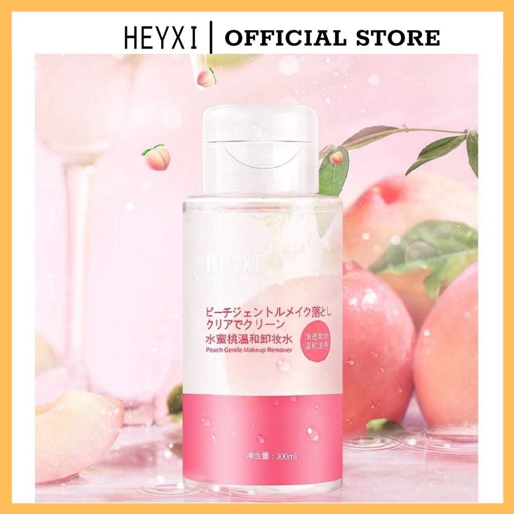 Nước Tẩy Trang HEYXI Đào Nước tẩy trang nội địa trung làm sạch dưỡng ẩm 300ml HNTT1