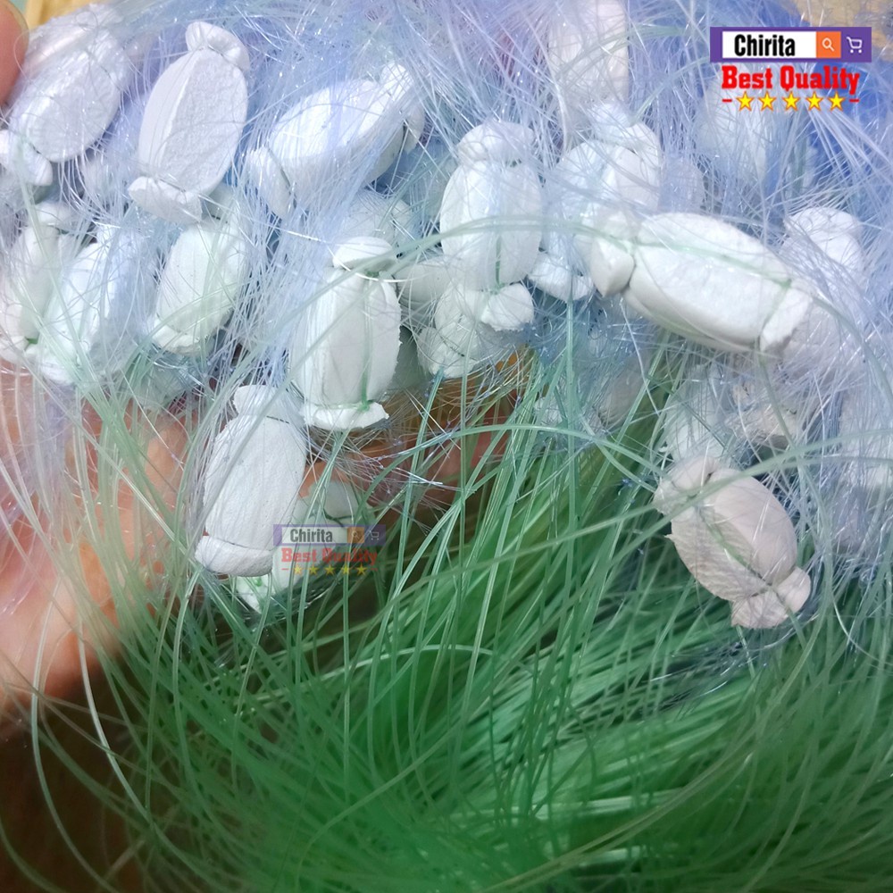 Lưới giăng bắt Cá 3 màn Thái Lan dài 100 Mét, sợi lưới Thái loại tốt, bền, nhạy.