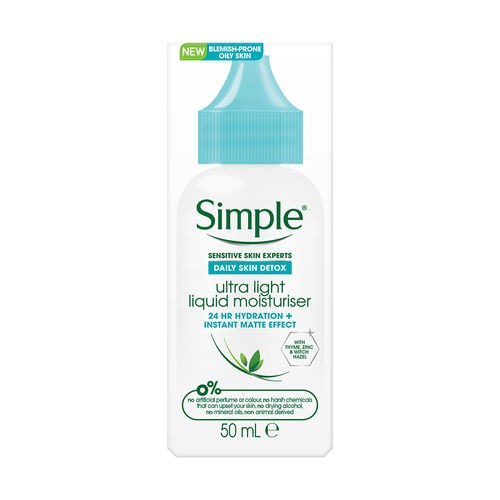 [TOP 1 SHOPEE] Dưỡng ẩm da dầu Simple Daily Skin Detox Moisturiser 50ml (Bill Anh)