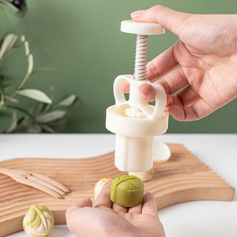 Khuôn Làm Bánh Trung Thu Hình Trái Sầu Riêng Bằng Nhựa Dễ Thương DIY