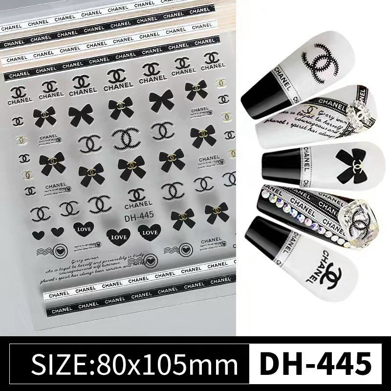 Sticker thương hiệu dán móng