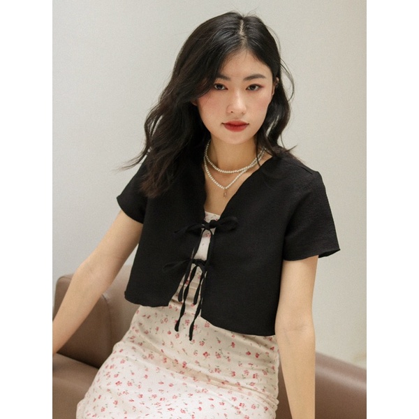 [SOLD OUT TRONG 24H] - Áo cardigan Front-tied cardigan | BigBuy360 - bigbuy360.vn