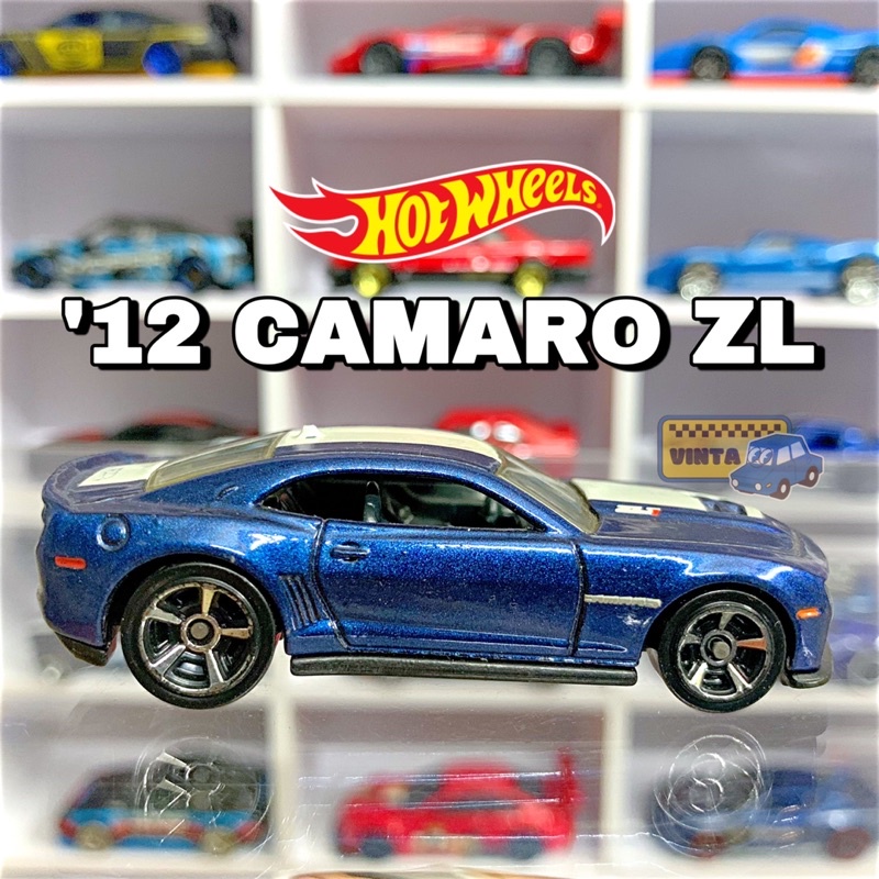 Xe mô hình Hot Wheels Loose 12 CAMARO ZL - Blue - tỉ lệ 1:64
