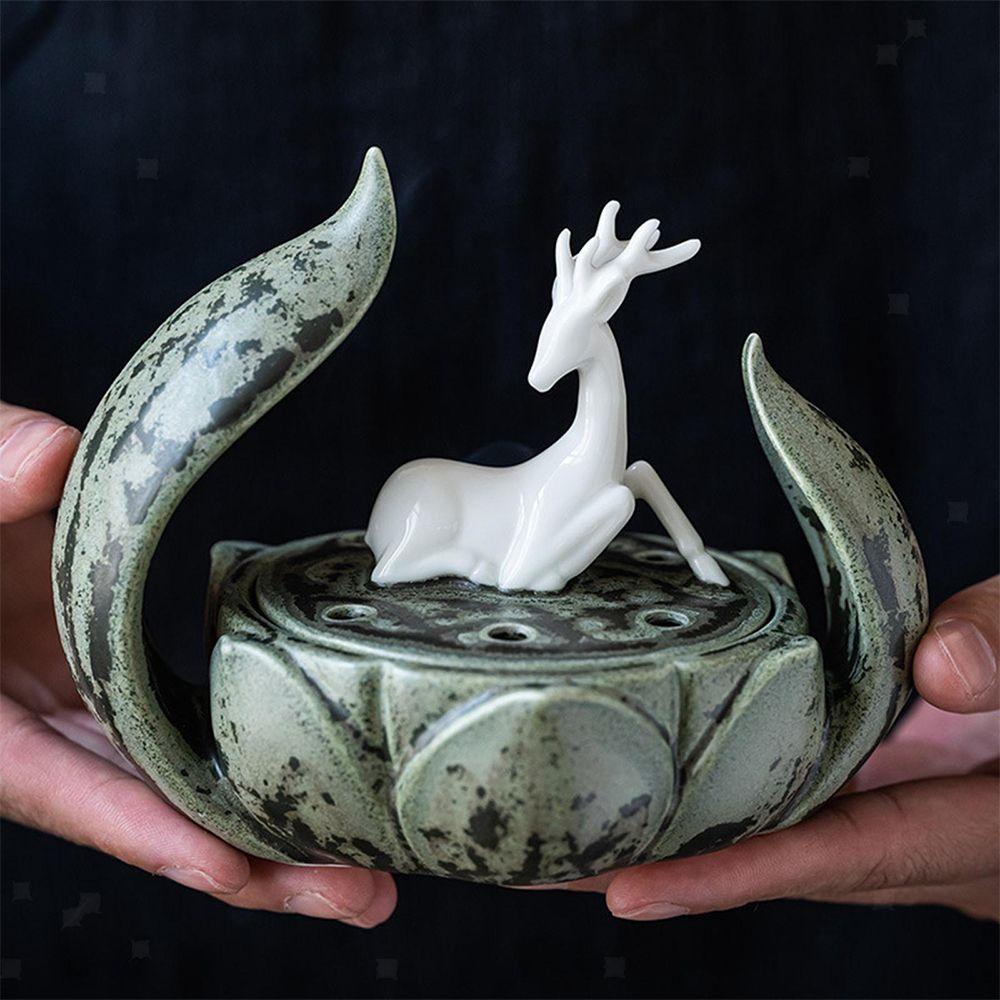 KRNY Đế Đốt Trầm Hương Thủ Công Dùng Trang Trí Nhà Cửa