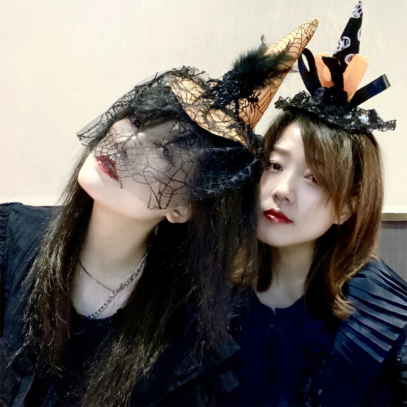 Băng Đô Mũ Phù Thủy Hóa Trang Halloween 10MK