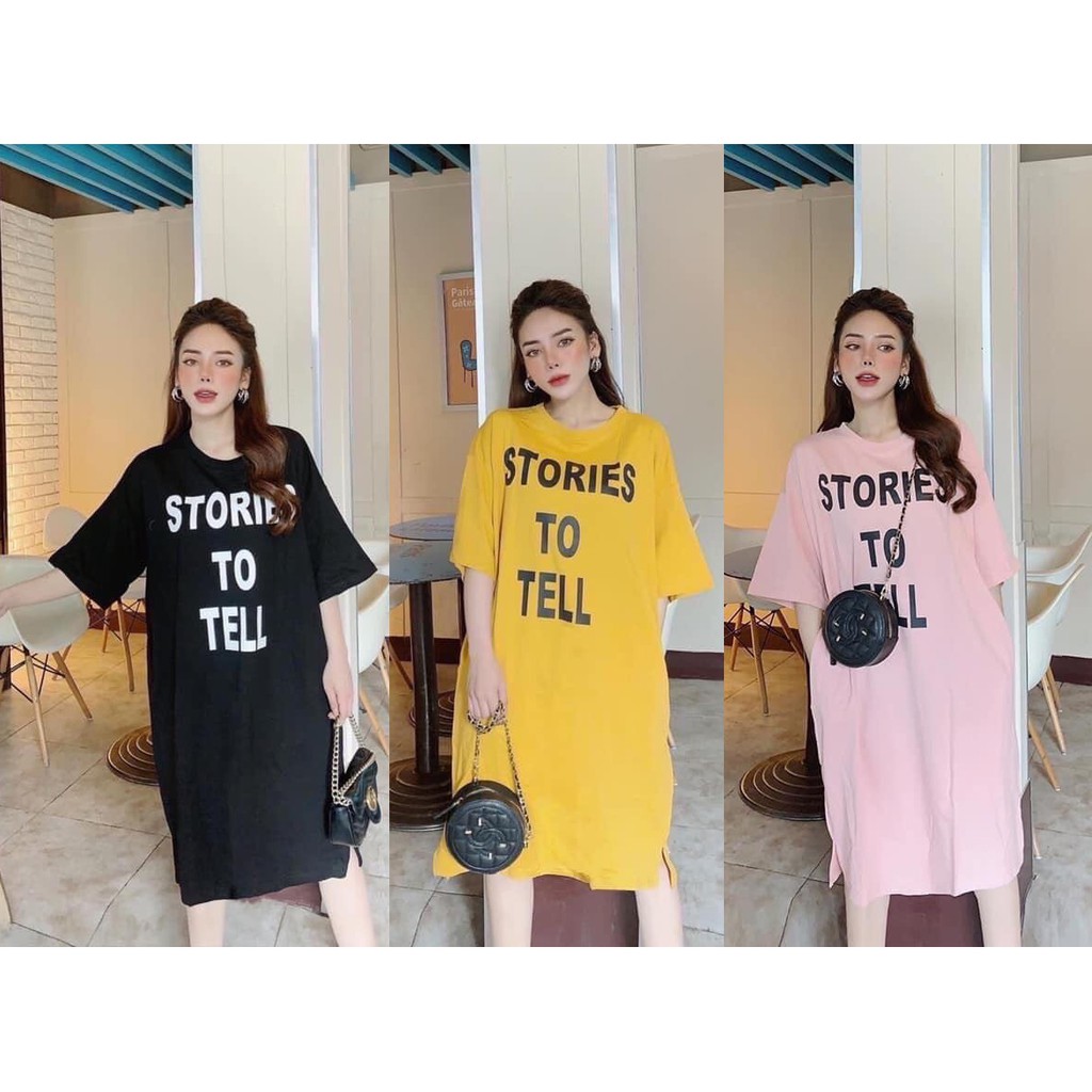 Đầm suông nữ Shynstores - váy xuông cotton cổ tròn form rộng vải đẹp freeship | BigBuy360 - bigbuy360.vn
