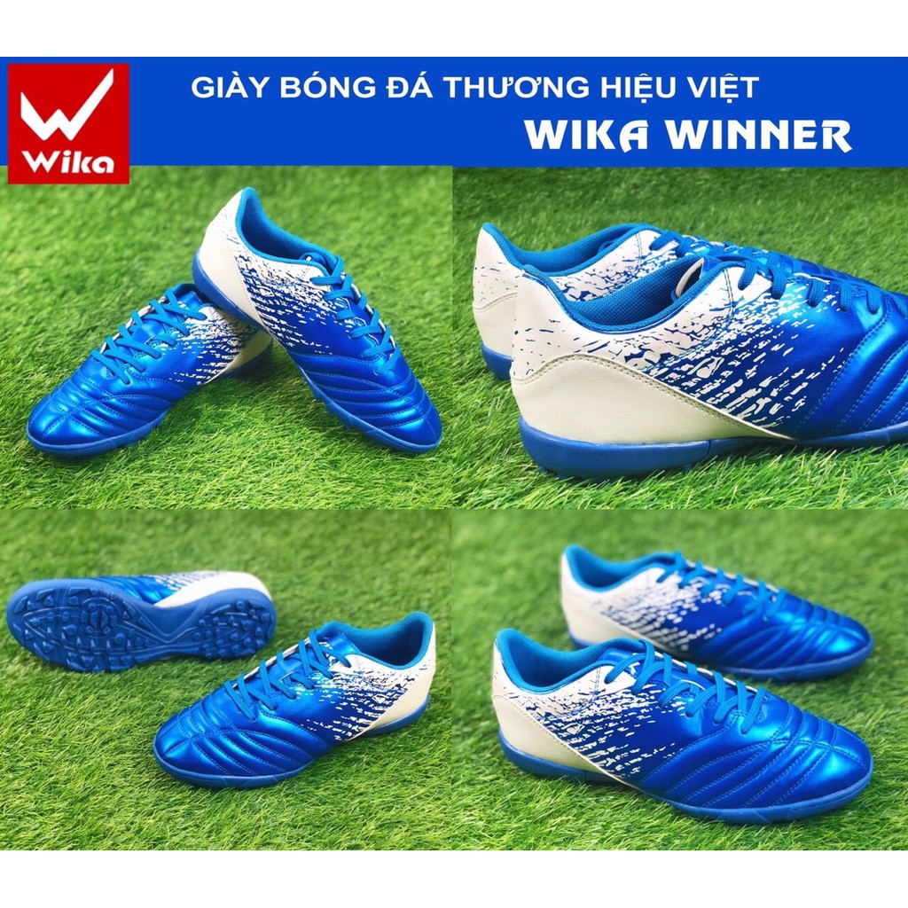 Giày đá bóng Wika Winner Văn Đức đá banh chính hãng sân cỏ nhân tạo TF full box