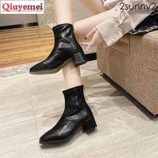 Giày boot đế dày size lớn phong cách cá tính cho nữ