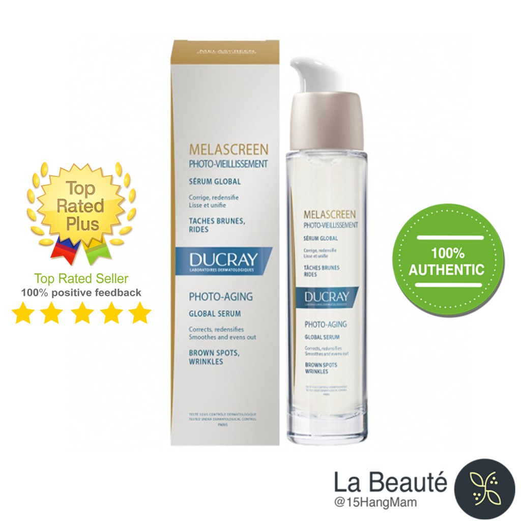 Ducray Melascreen Global Serum - Tinh Chất Làm Sáng Da Và Chống Lão Hóa 30ml