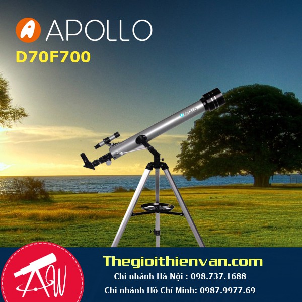 Kính thiên văn khúc xạ apollo D70F700 - Hàng chính hãng