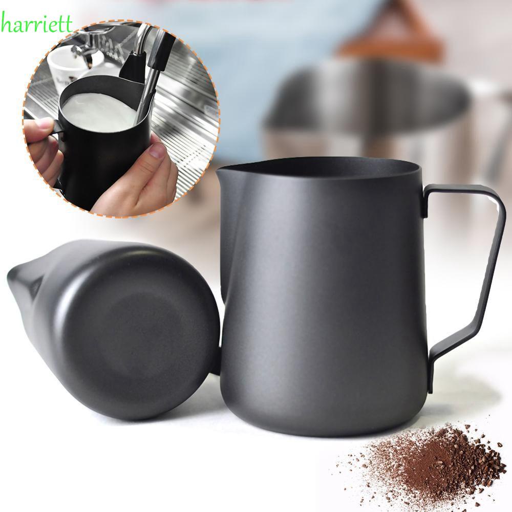Cốc tạo bọt sữa cà phê bằng thép không gỉ chống dính có thang đo lường tiện lợi