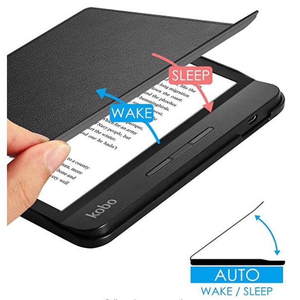 Bao Da Chính Hãng Fintie Cho Máy Đọc Sách Kobo Libra 2 - Phụ Kiện Đẹp Xaha