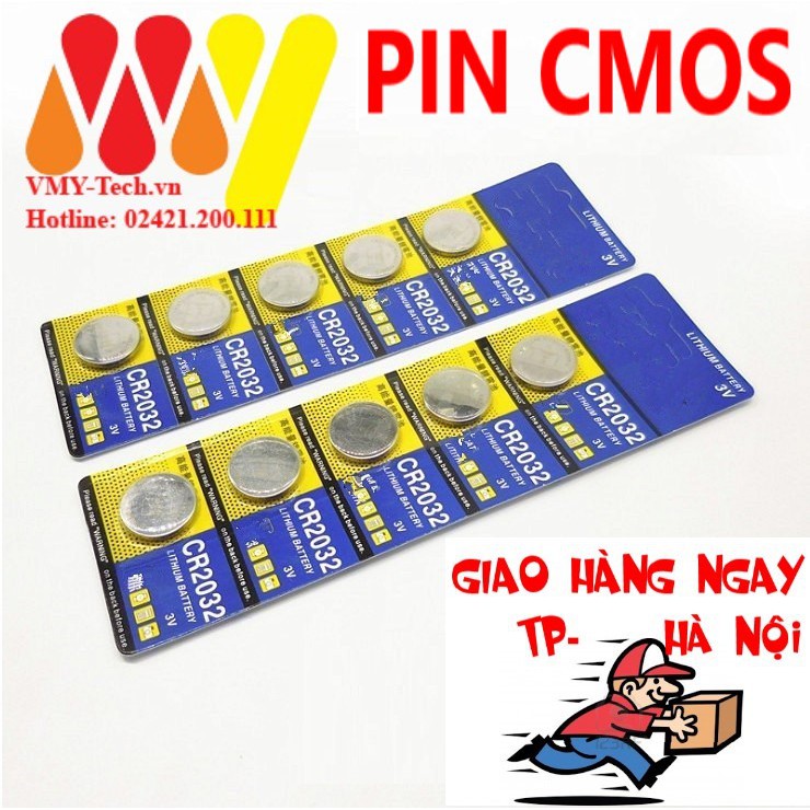 PIN CMOS MÁY TÍNH ĐỂ BÀN - PC, LAPTOP Camera .. CR2032