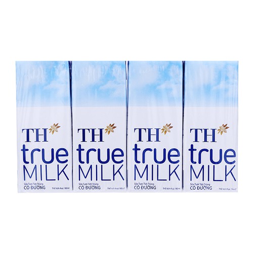 Thùng 48 Hộp Sữa TH True Milk Có Đường 180ml.