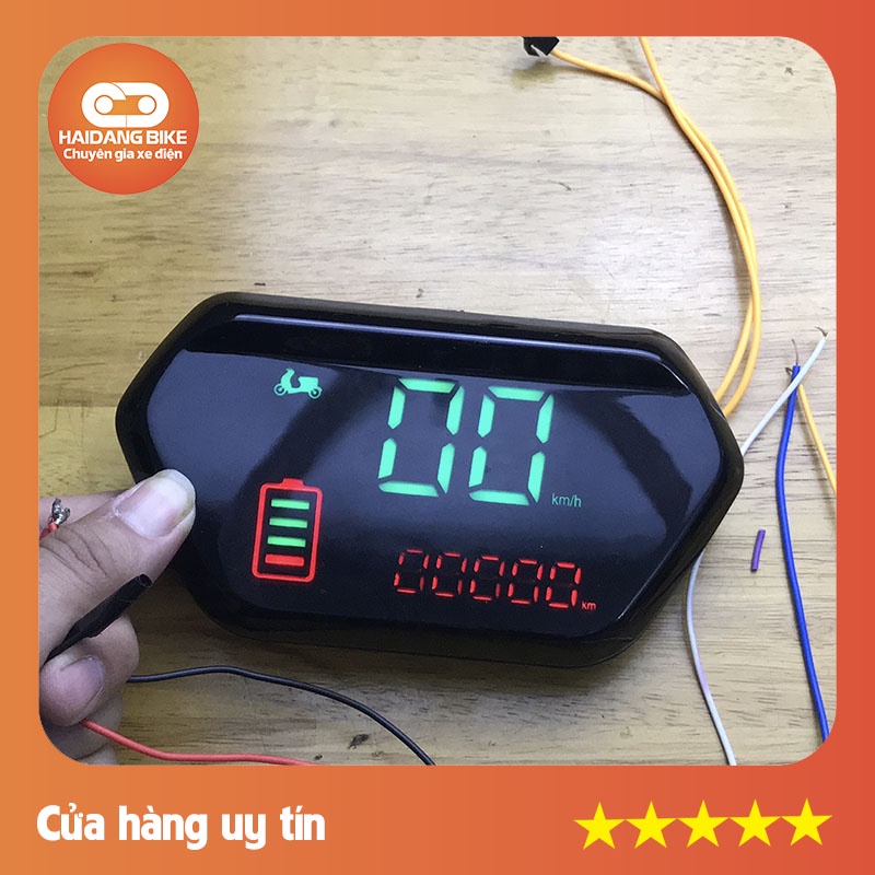 Đồng hồ báo tốc độ xe điện 48-60V - Xe Điện Hải Đăng