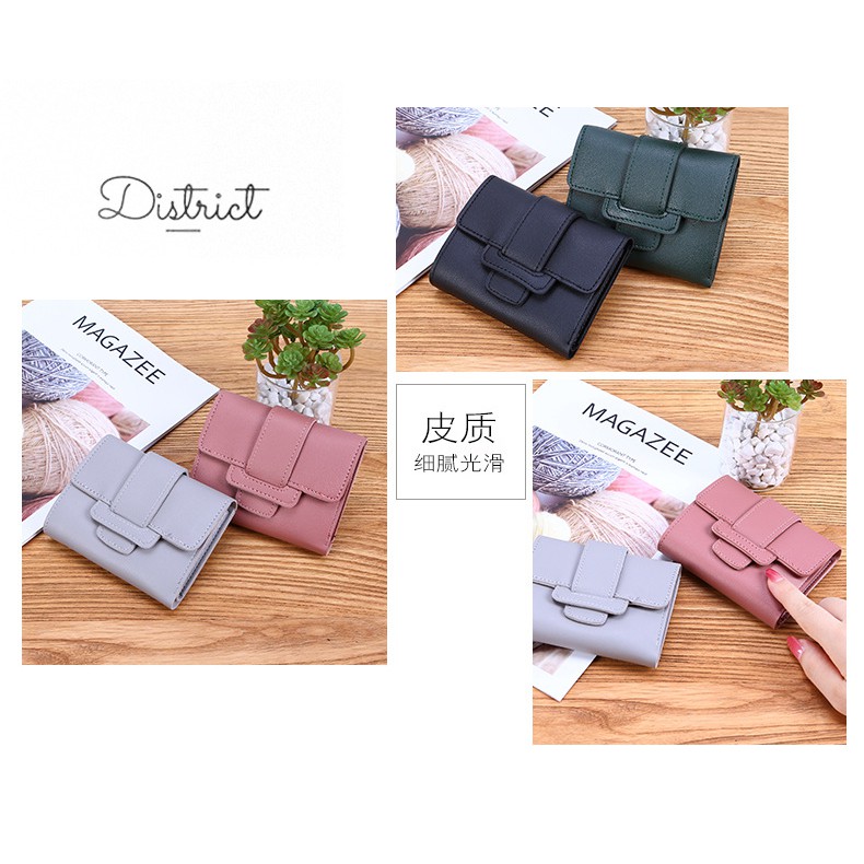 VÍ NỮ NGẮN VQY-1 12cm x 2cm x 9cm | BigBuy360 - bigbuy360.vn