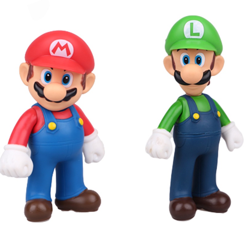 Đồ Chơi Mô Hình Nhân Vật Super Mario Luigi Yoshi Donkey Kong Toadette Collectibles Koopa Troopa Toad Princess Peach