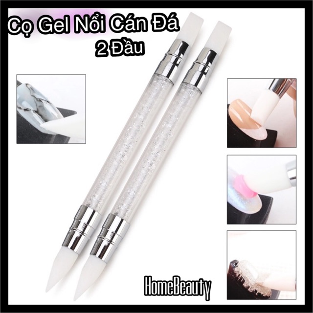 Cọ gel Nổi Cán Đá (2 đầu)