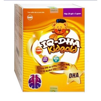 Cốm IQ DHA Kidgold -Bổ sung DHA, vitamin và khoáng chất giúp bé phát triển não bộ bé thông minh, trí nhớ tốt