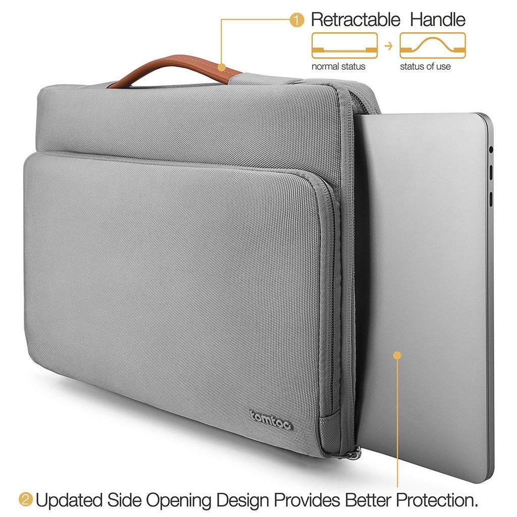 Túi chống sốc Tomtoc Briefcase Macbook Air - Maccbook Pro 13"/ 15" /16" - A14