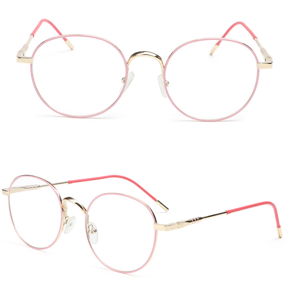 Mắt kính gọng tròn bằng kim loại nhiều màu tùy chọn