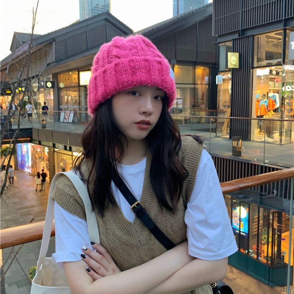 USNOW Mũ beanie Trùm Đầu Chống Gió Màu Sắc Ngọt Ngào Cho Học Sinh