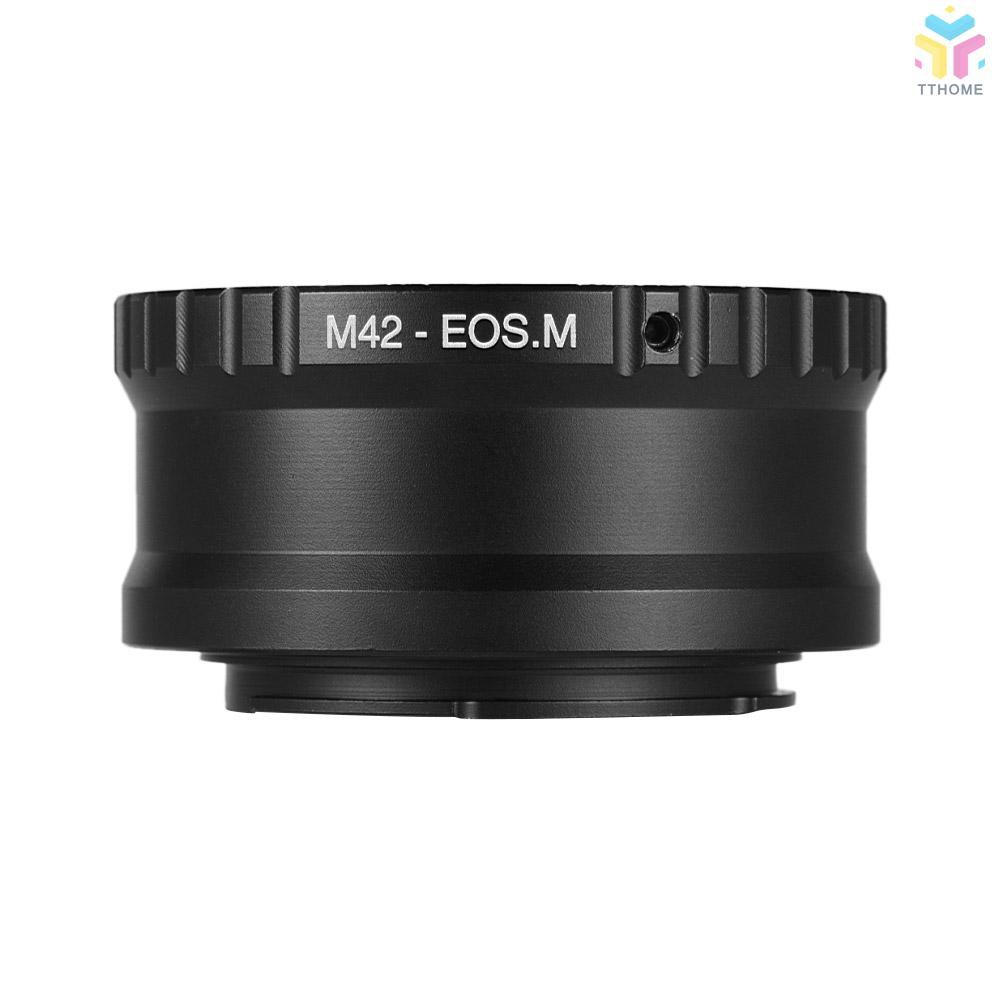 T&T M42-EOS M Lens Mount Adapter Ring for M42 Lens to Canon EOS M Series Cameras for Canon EOS M M2 M3 M5 M6 M10 M50 M10