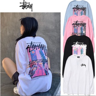 STUSSY Áo Sweater Tay Dài Thời Trang Dành Cho Nam Và Nữ