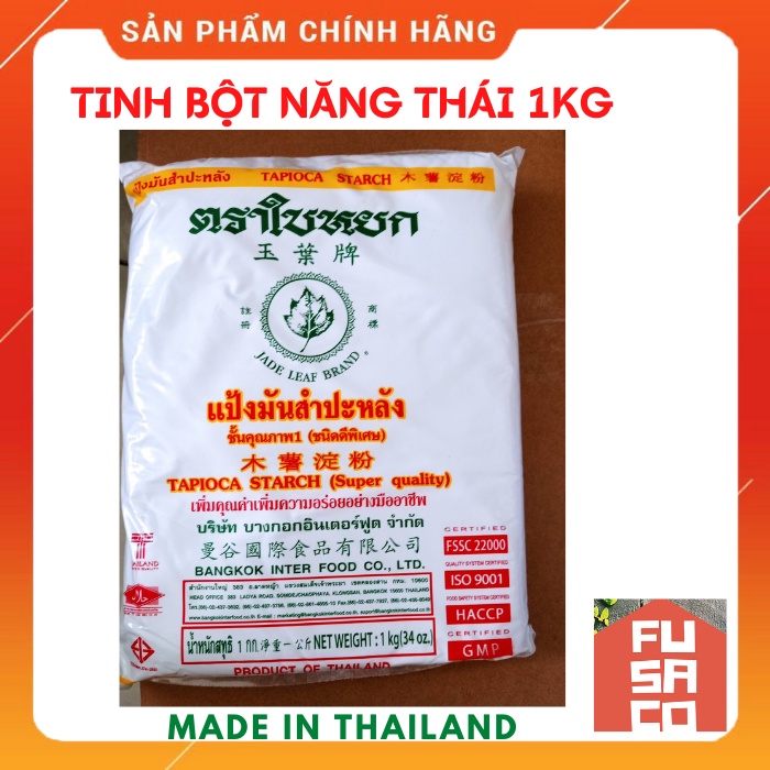 [Hàng mới về] Tinh Bột NĂNG Thái Lan - TAPIOCA STARCH- Gói 1kg