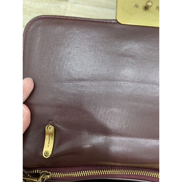 Túi si da thật Coach