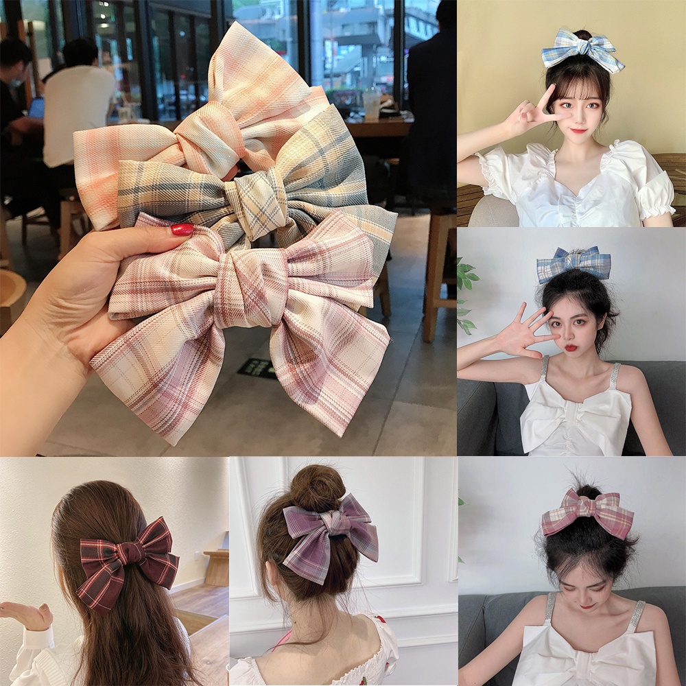 Kẹp Tóc Hình Nơ / Trái Tim Phong Cách Hàn Quốc