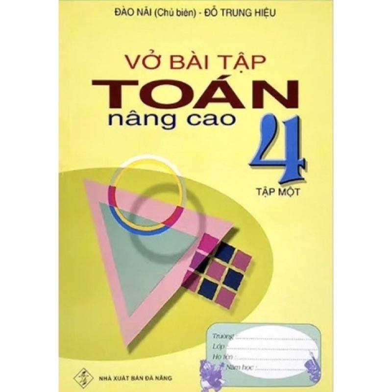 Sách - (Combo 2 tập) Vở Bài Tập Toán Nâng Cao 4