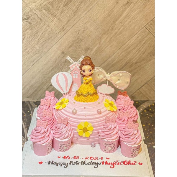 Bánh quy hình nơ hồng trang trí bánh sinh nhật gói 180g | BigBuy360 - bigbuy360.vn