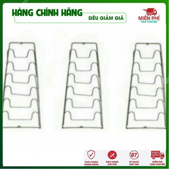 Giá Cài Vung Nồi Inox 6 Tầng PL30S - Đồ Gia Dụng Thông Minh