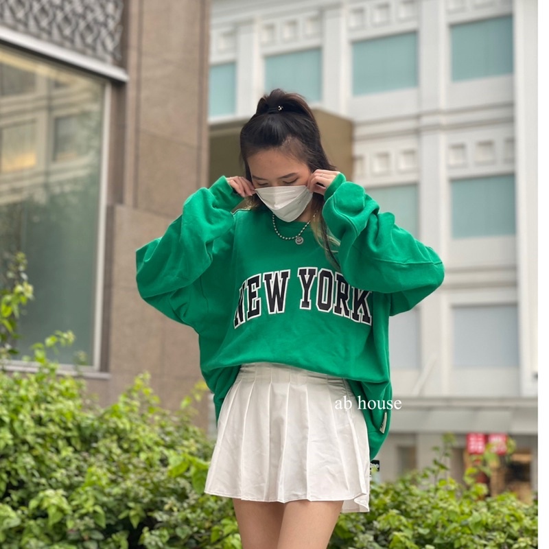 Áo Sweater Nỉ Cotton NEWYORK Unisex Nam Nữ (Ảnh Thật/Có Sẵn) | BigBuy360 - bigbuy360.vn