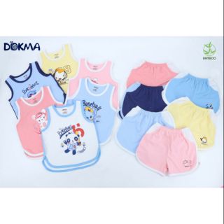 (DB531) Bộ ba lỗ sơ sinh sợi tre Dokma (9-36M)