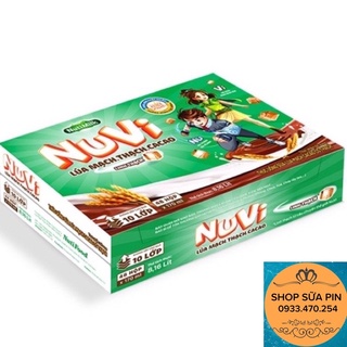 thùng 48 hộp sữa nuvi đủ vị 180ml.