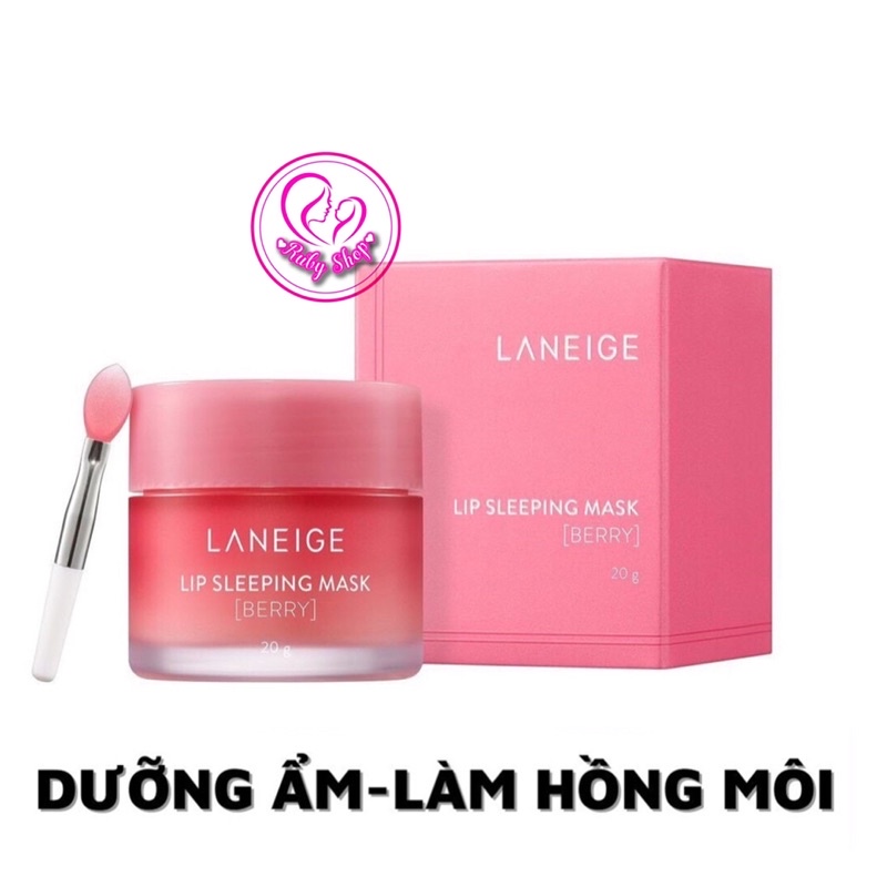 Mặt nạ ngủ môi, làm hồng môi, dưỡng ẩm môi Laneige