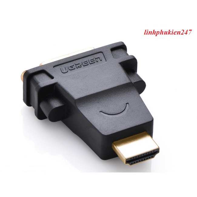 Đầu chuyển đổi HDMI sang DVI-I Ugreen UG-20123 Cao cấp