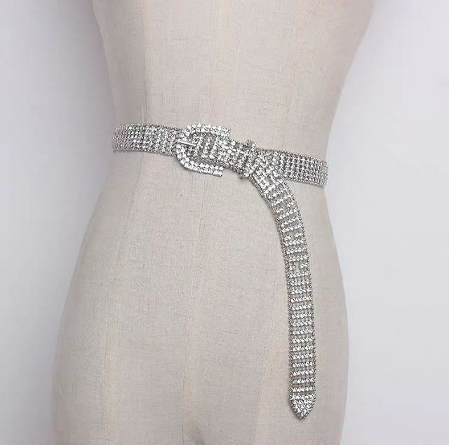 ✨ Bling belt | Thắt lưng /nịt lưng đính đá lấp lánh sang trọng (Ms P1)