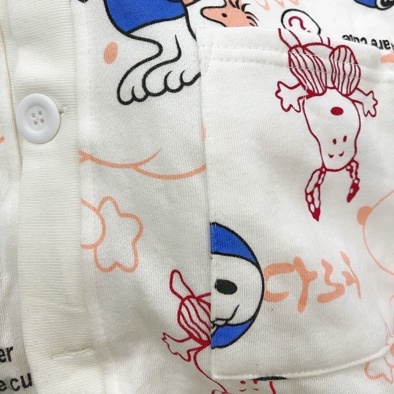 [Mã SKAMCLU7 giảm 10% Tối Đa 50K đơn 0Đ] Áo khoác cardigan Snoopy Áo khoác chất nỉ bông KUN SHOP | BigBuy360 - bigbuy360.vn